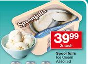 Spoonfulls Ice Cream-2Ltr Each