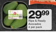 Ripe & Ready Avocados 4-Per Pack