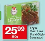 Fry’s Meat Free Braai-Style Sausages-380g