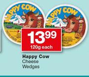 Happy Cow Cheese Wedges-120g Each