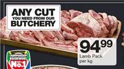 Lamb Pack-Per kg