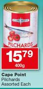 Cape Point Pilchards-400g Each