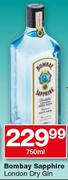 Bombay Sapphire London Dry Gin-750ml