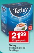 Tetley Premium Blend Tea Bags 102-Per Pack