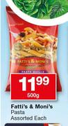 Fatti’s & Moni’s Pasta-500g Each