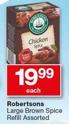 Robertsons Large Brown Spice Refill-Each