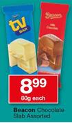 Beacon Chocolate Slab-80g Each