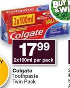 Colgate Toothpaste Twin Pack-2x100ml Per Pack