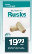 Housebrand Buttermilk Rusks-500g