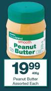 Housebrand Peanut Butter-400g Each