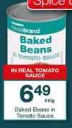 Housebrand Baked Beans In Tomato Sauce-410g