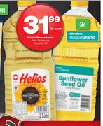 Helios/Housebrand Pure Sunflower Cooking Oil-2Ltr Each