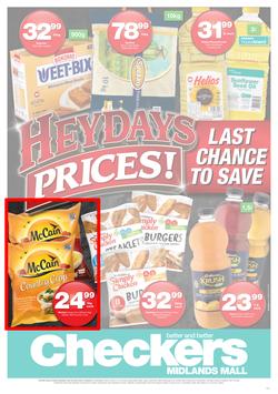Checkers KZN : Heydays Specials (08 Oct - 21 Oct 2018), page 1
