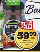Nescafe Classic Instant Coffee-200g