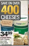 Crystal Valley Feta Cheese Assorted-400g Each