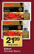 Eskort Shoulder Bacon-200g Each