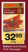 Eskort Gold Medal Pork Sausages-375g