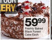 Freshly Baked Black Forest Cake-Each
