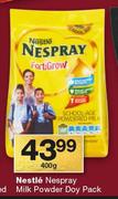 Nestle Nespray Milk Powder Doy Pack-400g
