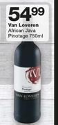 Van Loveren African Java Pinotage-750ml