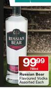 Russian Bear Flavoured Vodka Assorted-750ml Each