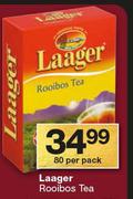 Laager Rooibos Tea-80 Per Pack