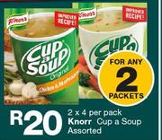 Knorr Cup A Soup Assorted-2 x 4 Per Pack