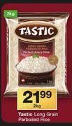 Tastic Long Grain Parboiled Rice-2Kg