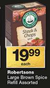 Robertsons Large Brown Spice Refill Assorted-Each