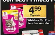 Whiskas Cat Food Pouches-85g Each