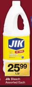 Jik Bleach-1.5Ltr Each