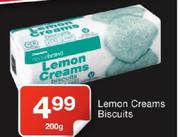 House Brand Lemon Cream Biscuits-200G