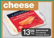 Lancewood Processed Cheese Slices-175G