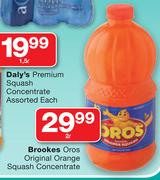 Brookes Oros Original Orange Squash Concentrate-2Ltr 
