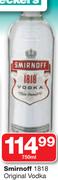 Smirnoff 1818 Original Vodka-750ml