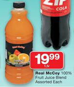Real McCoy 100% Fruit Juice Blend-1.5Ltr