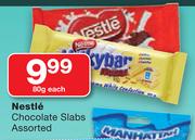 Nestle Chocolate Slabs-80g Each