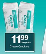 Housebrand Cream Crackers-200g Each