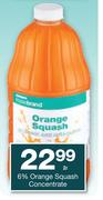 Housebrand 6% Orange Squash Concentrate-2Ltr