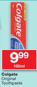 Colgate Original Toothpaste-100ml