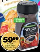 Nescafe Classic Instatnt Coffee Jar Only-200g