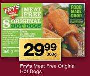 Fry’s Meat Free Original Hot Dogs-360g