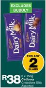 Cadbury Chocolate Slab-2 x 150g