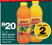 Wild Island Dairy Blend Concentrate-2 x 1Ltr