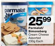 Parmalat Simonsberg Cream Cheese-230g Each