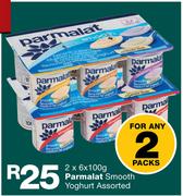 Parmalat Smooth Yoghurt-2 x 6 x 100g