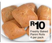 Freshly Baked Panini Rolls-4-Per Pack