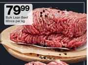 Bulk Lean Beef Mince-Per kg