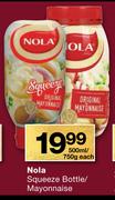 Nola Squeeze Bottle/Mayonnaise-750g/500g Each