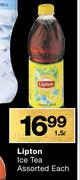 Lipton Ice Tea-1.5Ltr Each